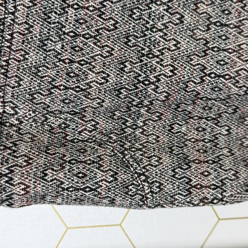 Free People Gray Geometric Patterned Leggings Pull-on Leggings - Size - Medium - Picture 6 of 7